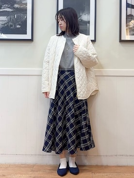えぬさん（レディース・159cm）の冬コーディネート