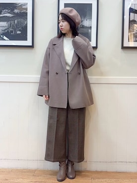 えぬさん（レディース・159cm）の秋コーディネート