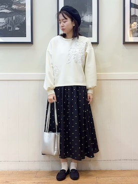 えぬさん（レディース・159cm）の冬コーディネート