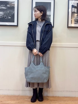 えぬさん(レディース・159cm)の秋コーディネート