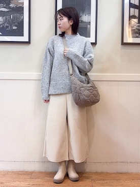「DRESKIP（ドレスキップ）のアイテム」を使った、えぬさん（レディース・159cm）の秋コーディネート