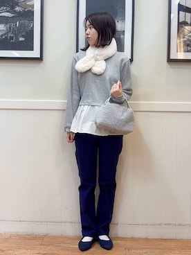 えぬさん(レディース・159cm)の秋コーディネート