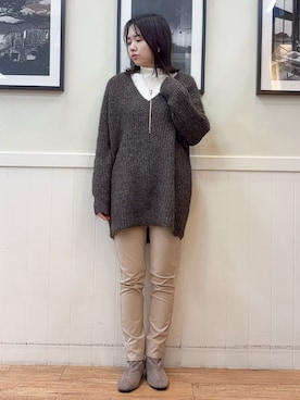 えぬさん(レディース・159cm)の冬コーディネート