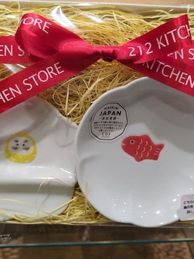 「アイテム（食器）」を使った、あーちゃんさん（レディース・167cm）の秋コーディネート