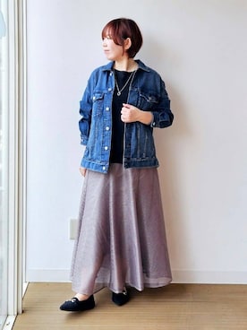 「COUP DE CHANCE（クードシャンス）のアイテム」を使った、やじまさん（レディース・155cm）の春コーディネート