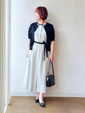 「UNTITLED（アンタイトル）のアイテム」を使った、やじまさん（レディース・155cm）の夏コーディネート
