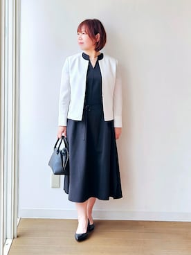 「UNTITLED（アンタイトル）のアイテム（パンプス）」を使った、やじまさん（レディース・155cm）の夏コーディネート
