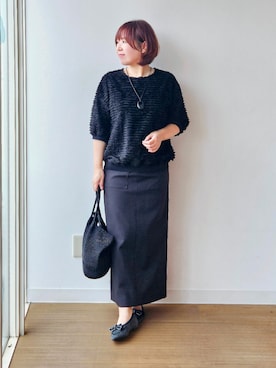 「UNTITLED（アンタイトル）のアイテム（アクセサリー）」を使った、やじまさん（レディース・155cm）の秋コーディネート
