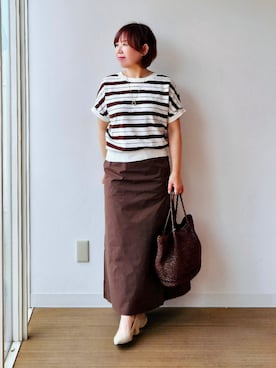 「UNTITLED（アンタイトル）のアイテム」を使った、やじまさん（レディース・155cm）の秋コーディネート