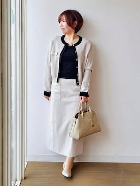 「UNTITLED（アンタイトル）のアイテム（バッグ）」を使った、やじまさん（レディース・155cm）の春コーディネート