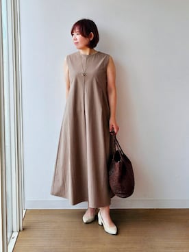 「UNTITLED（アンタイトル）のアイテム」を使った、やじまさん（レディース・155cm）の秋コーディネート