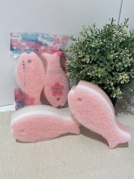 「212 KITCHEN STORE（トゥワントゥキッチンストア）のおさかなスポンジ GY ＜MARNA マーナ＞（掃除グッズ、その他）」を使った、まのちゃんさん（レディース・160cm）の冬コーディネート