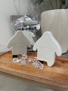 「212 KITCHEN STORE（トゥワントゥキッチンストア）のイエティ アイスパック 2P（キッチンツール、その他）」を使った、まのちゃんさん（レディース・160cm）の夏コーディネート