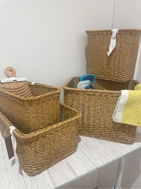 「212 KITCHEN STORE（トゥワントゥキッチンストア）のユティルナイール スタンダードストレージ ローS（キッチン収納、その他）」を使った、まのちゃんさん（レディース・160cm）の夏コーディネート