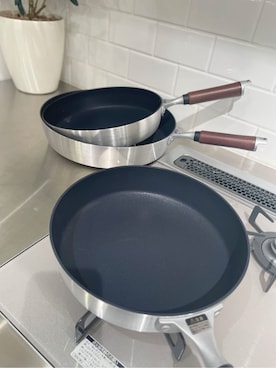 「212 KITCHEN STORE（トゥワントゥキッチンストア）の楓雅 fu-ga フライパン22cm（鍋/フライパン、その他）」を使った、まのちゃんさん（レディース・160cm）の夏コーディネート