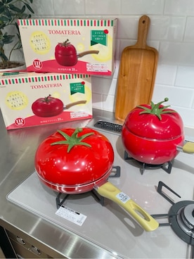 「212 KITCHEN STORE（トゥワントゥキッチンストア）のトマテリア IH対応片手鍋18cm（鍋/フライパン、その他）」を使った、まのちゃんさん（レディース・160cm）の春コーディネート