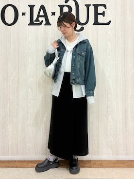 「SHOO・LA・RUE（シューラルー）のアイテム」を使った、shiiさん（レディース・163cm）の春コーディネート