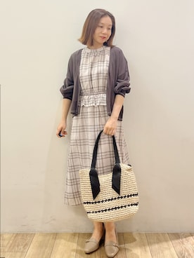 「tk.TAKEO KIKUCHI（ティーケータケオキクチ）のアイテム」を使った、kcさん（レディース・152cm）の春コーディネート