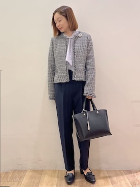 kcさん（レディース・152cm）の春コーディネート