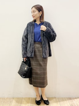「index（インデックス）のアイテム」を使った、kcさん（レディース・152cm）の秋コーディネート