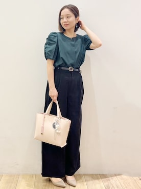 「アイテム（チャーム）」を使った、kcさん（レディース・152cm）の夏コーディネート