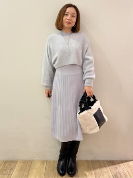 kcさん(レディース・152cm)の冬コーディネート