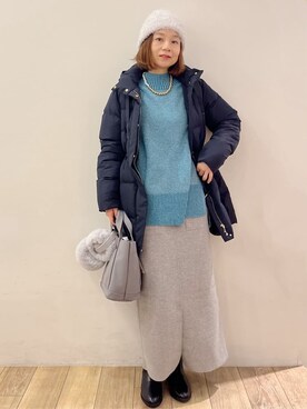 kcさん(レディース・152cm)の冬コーディネート