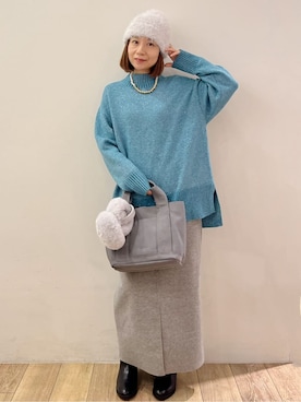 kcさん(レディース・152cm)の冬コーディネート