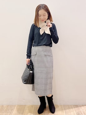「index（インデックス）のアイテム」を使った、kcさん（レディース・152cm）の秋コーディネート
