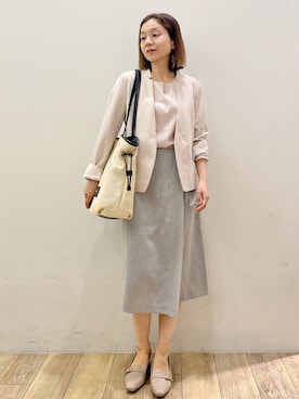 kcさん（レディース・152cm）の春コーディネート