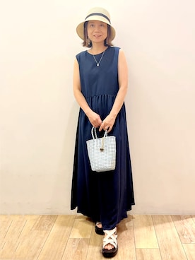 kcさん(レディース・152cm)の夏コーディネート