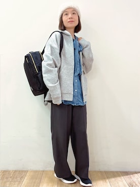 kcさん（レディース・152cm）の秋コーディネート