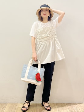 kcさん(レディース・152cm)の夏コーディネート