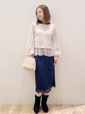 「index（インデックス）のアイテム」を使った、kcさん（レディース・152cm）の秋コーディネート