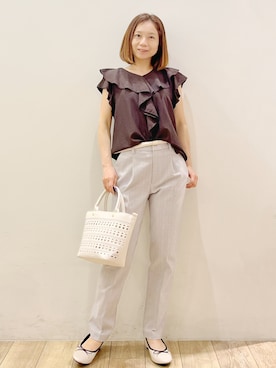kcさん（レディース・152cm）の春コーディネート
