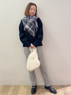 kcさん（レディース・152cm）の冬コーディネート