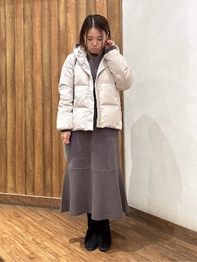 「DRESKIP（ドレスキップ）のアイテム」を使った、saaさん（レディース・156cm）の秋コーディネート
