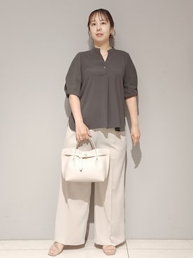 「OPAQUE.CLIP（オペークドットクリップ）のアイテム」を使った、kaoriさん（レディース・158cm）の春コーディネート