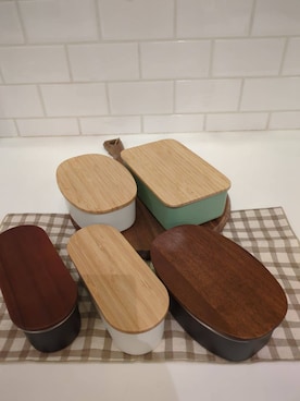 「アイテム（お弁当箱）」を使った、eのほうさん（レディース・100cm）の冬コーディネート