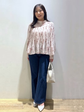 「index（インデックス）のアイテム（バッグ）」を使った、さやかさん（レディース・149cm）の春コーディネート