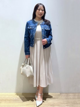 「index（インデックス）のアイテム（バッグ）」を使った、さやかさん（レディース・149cm）の春コーディネート