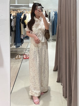 misato🧁🤍さん（レディース・164cm）の春コーディネート