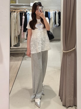 misato🧁🤍さん(レディース・164cm)の春コーディネート