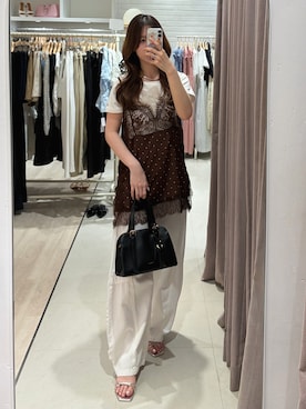 misato🧁🤍さん（レディース・164cm）の夏コーディネート