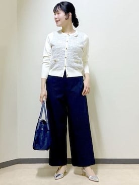 「UNTITLED（アンタイトル）のアイテム（ワンピース/ドレス）」を使った、benigingerさん（レディース・164cm）の冬コーディネート