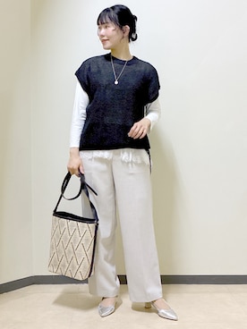 「Reflect（リフレクト）のアイテム（パンツ）」を使った、benigingerさん（レディース・164cm）の春コーディネート
