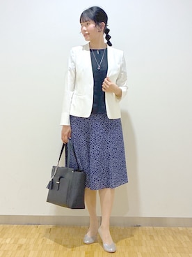 「smart pink（スマートピンク）のアイテム（トップス）」を使った、benigingerさん（レディース・164cm）の春コーディネート