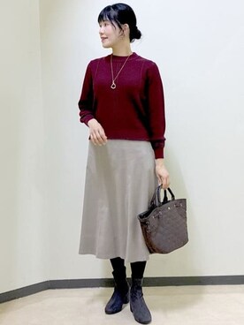 「Reflect（リフレクト）のアイテム（ダウンジャケット/コート）」を使った、benigingerさん（レディース・164cm）の秋コーディネート