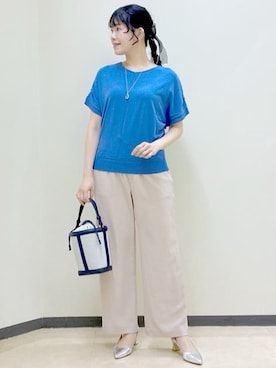 「Reflect（リフレクト）のアイテム（パンツ）」を使った、benigingerさん（レディース・164cm）の春コーディネート