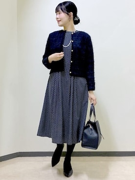 「Reflect（リフレクト）のアイテム（アクセサリー）」を使った、benigingerさん（レディース・164cm）の冬コーディネート